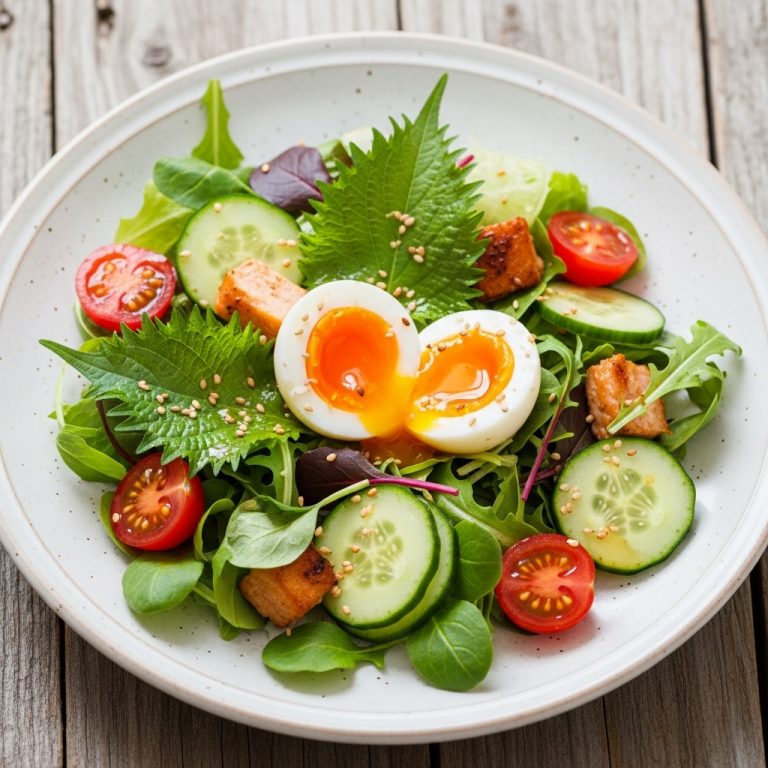 Revitalizing Japanese Breakfast Salad