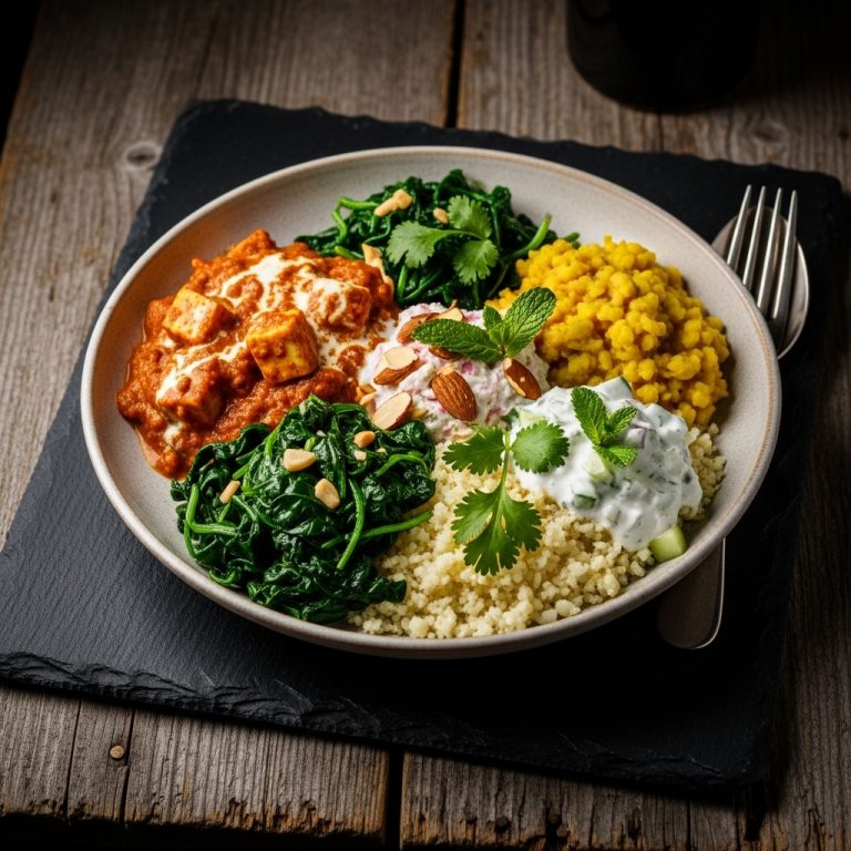 Revitalizing Keto Indian Lunch Bowl