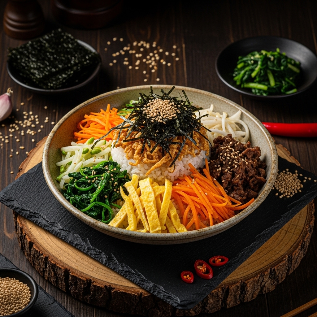 Revitalizing Korean Seaweed Rice Bowl