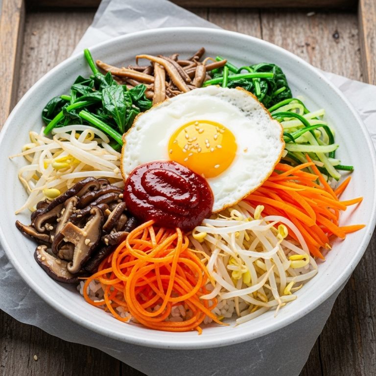 Revitalizing Korean Vegetable Rice Bowl