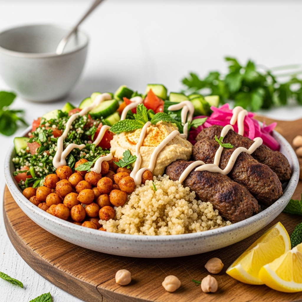 Revitalizing Middle Eastern Protein Bowl