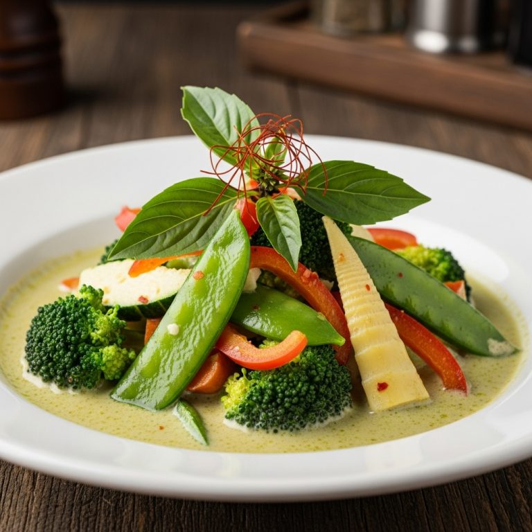 Revitalizing Thai Green Curry Vegetable Bowl