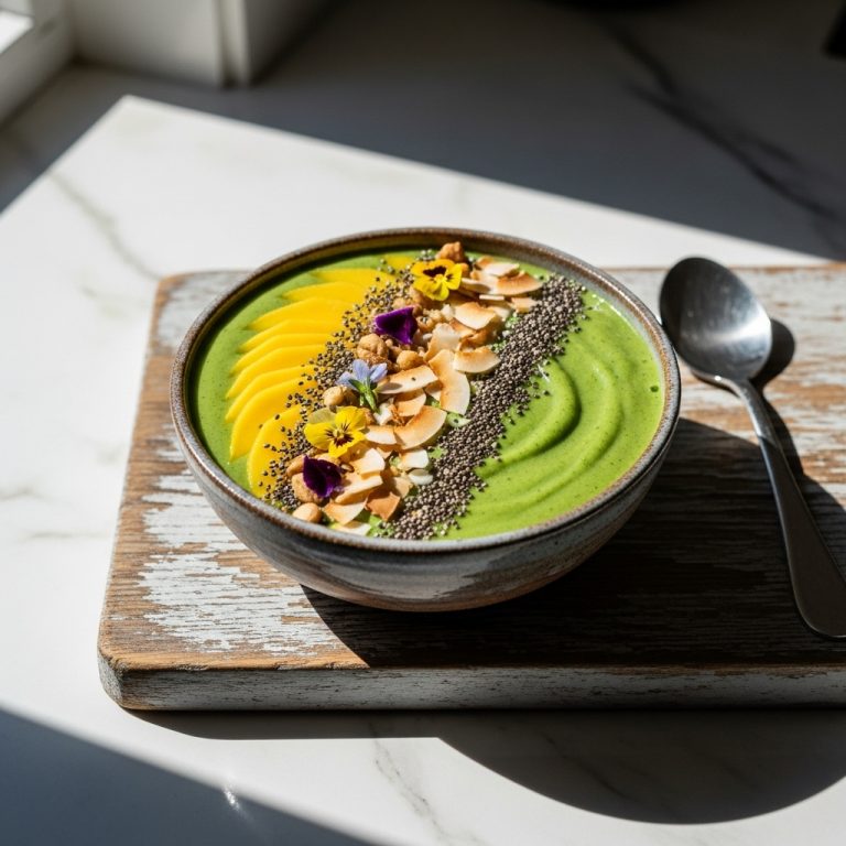 Revitalizing Thai Green Smoothie Bowl