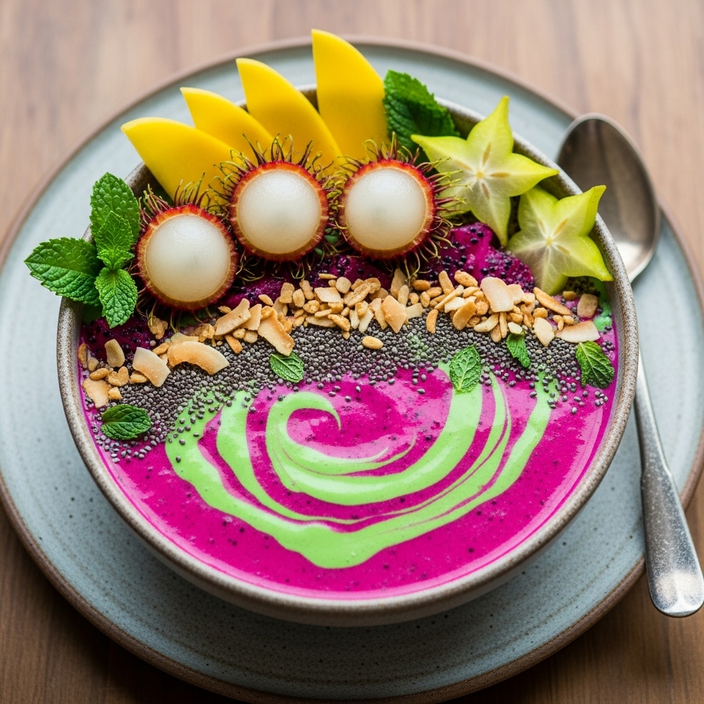 Revitalizing Vietnamese Smoothie Bowl