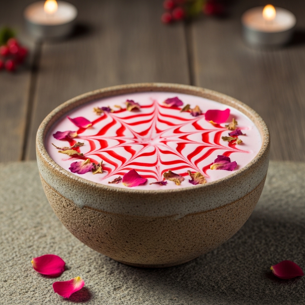 Rose Petal Lassi: A Sweet Symphony of Love