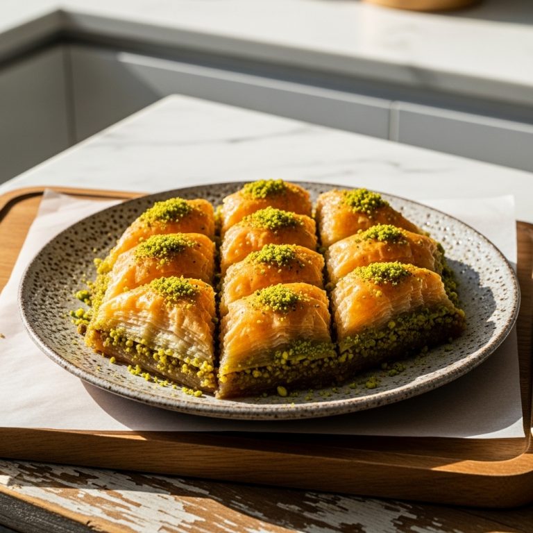 Rosewater-Infused Pistachio Baklava