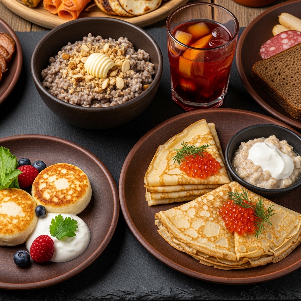 Russian Breakfast: A Symphony of Flavors and Textures