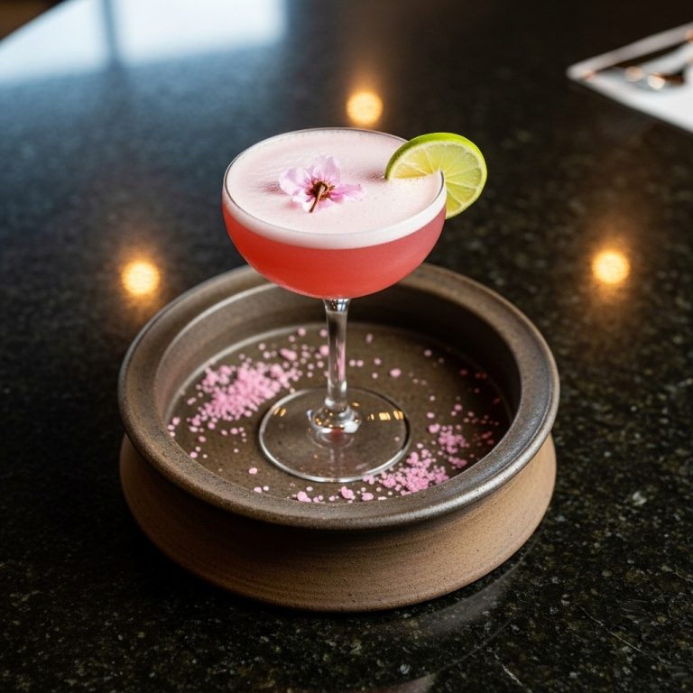 Sakura Blossom Delight: A Gluten-Free Japanese Cocktail