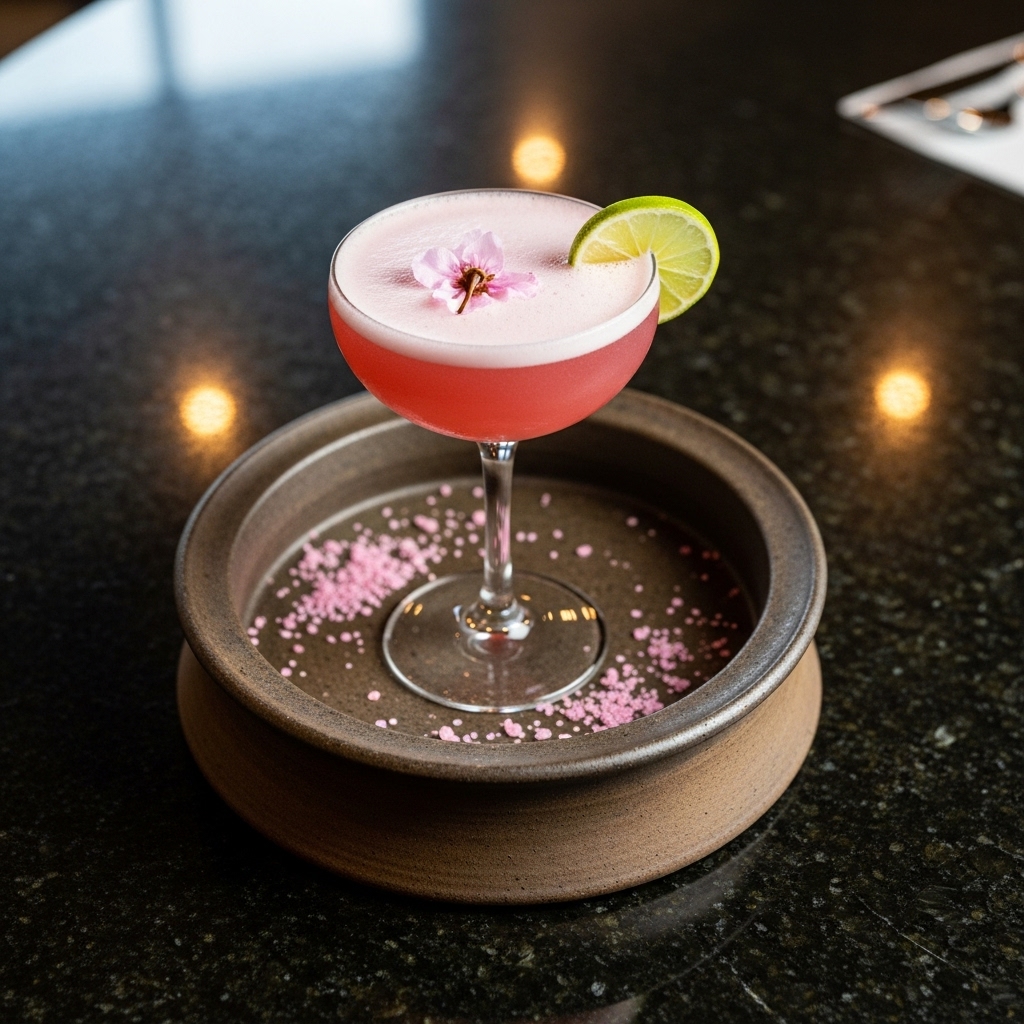 Sakura Blossom Delight: A Gluten-Free Japanese Cocktail