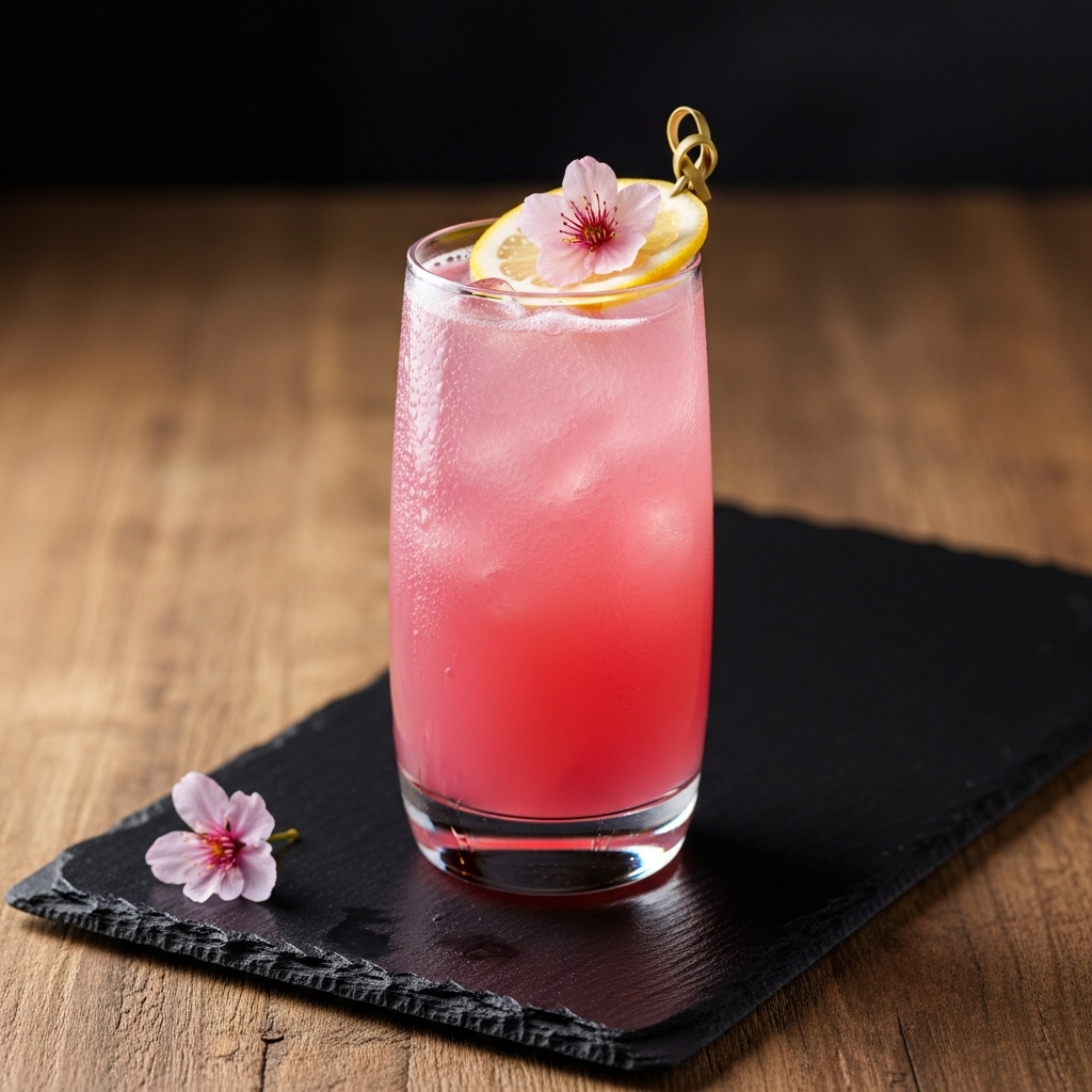Sakura Blossom Mocktail – A Floral Symphony in Every Sip