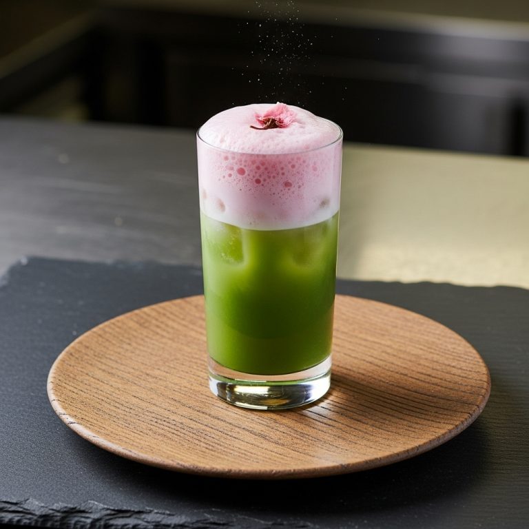 Sakura Matcha Fizz: A Blossoming Delight
