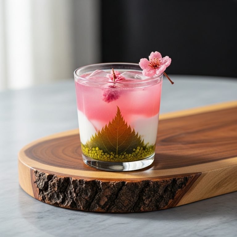 Sakura Mochi-Inspired Mocktail for Paleo Diet