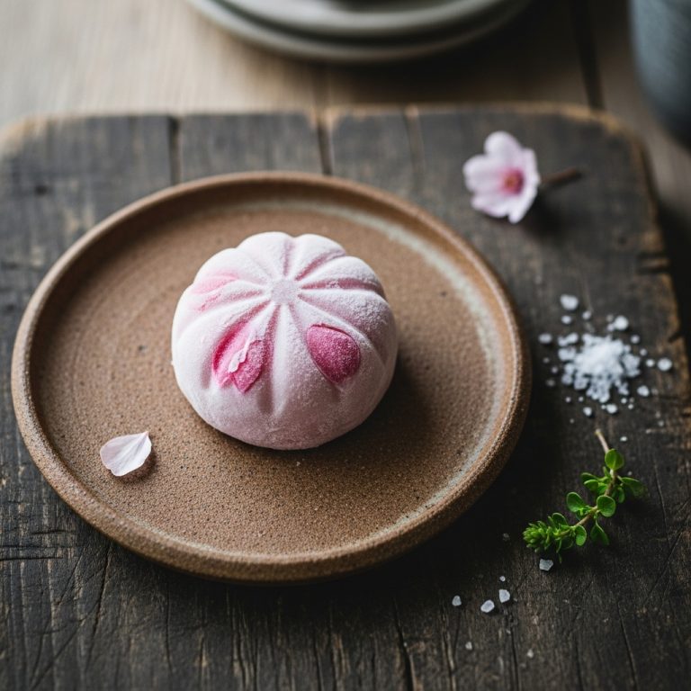 Sakura Swirl Frozen Mochi