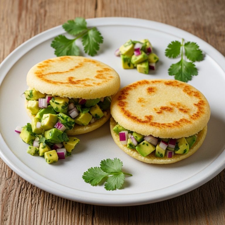 “Savor the Aroma: Gluten-Free Venezuelan Arepas with Avocado Salsa”