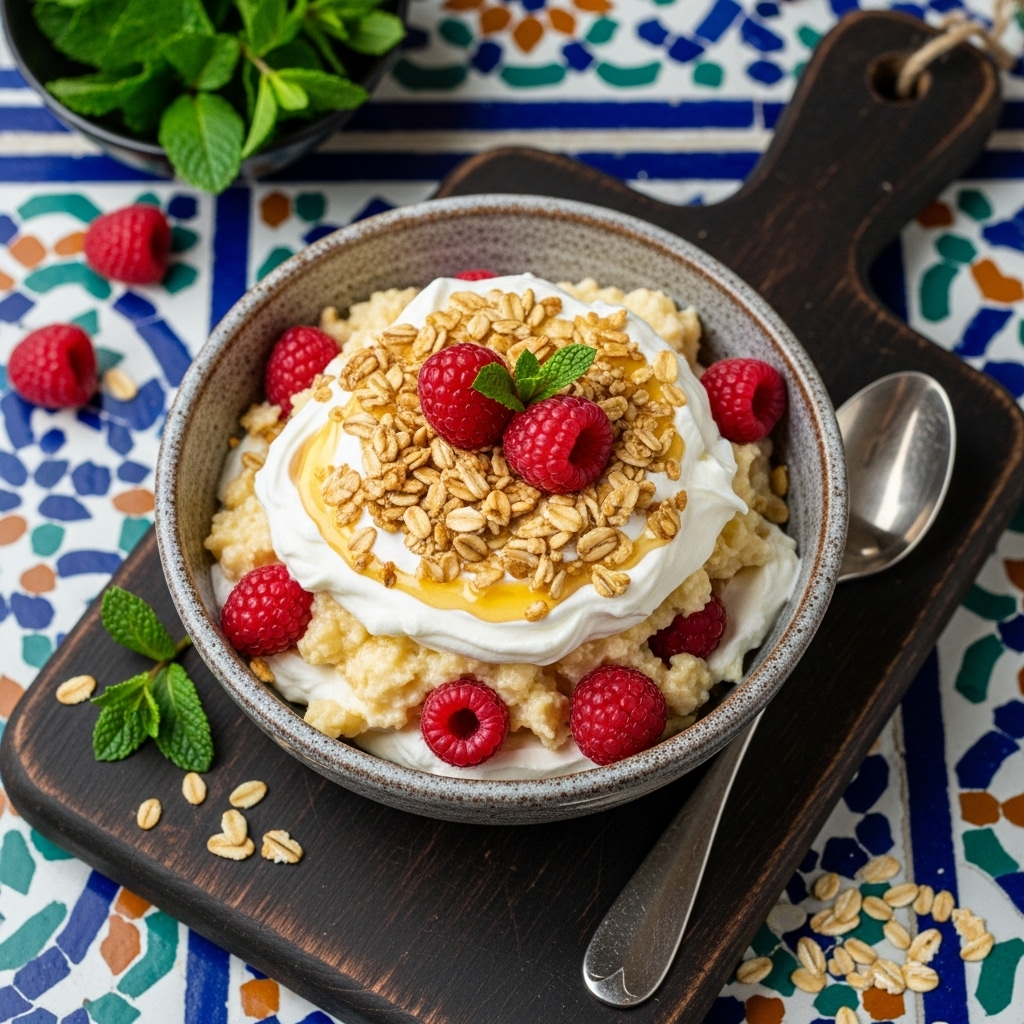 Scottish Gluten-Free Cranachan with Raspberries and Toasted Oats
