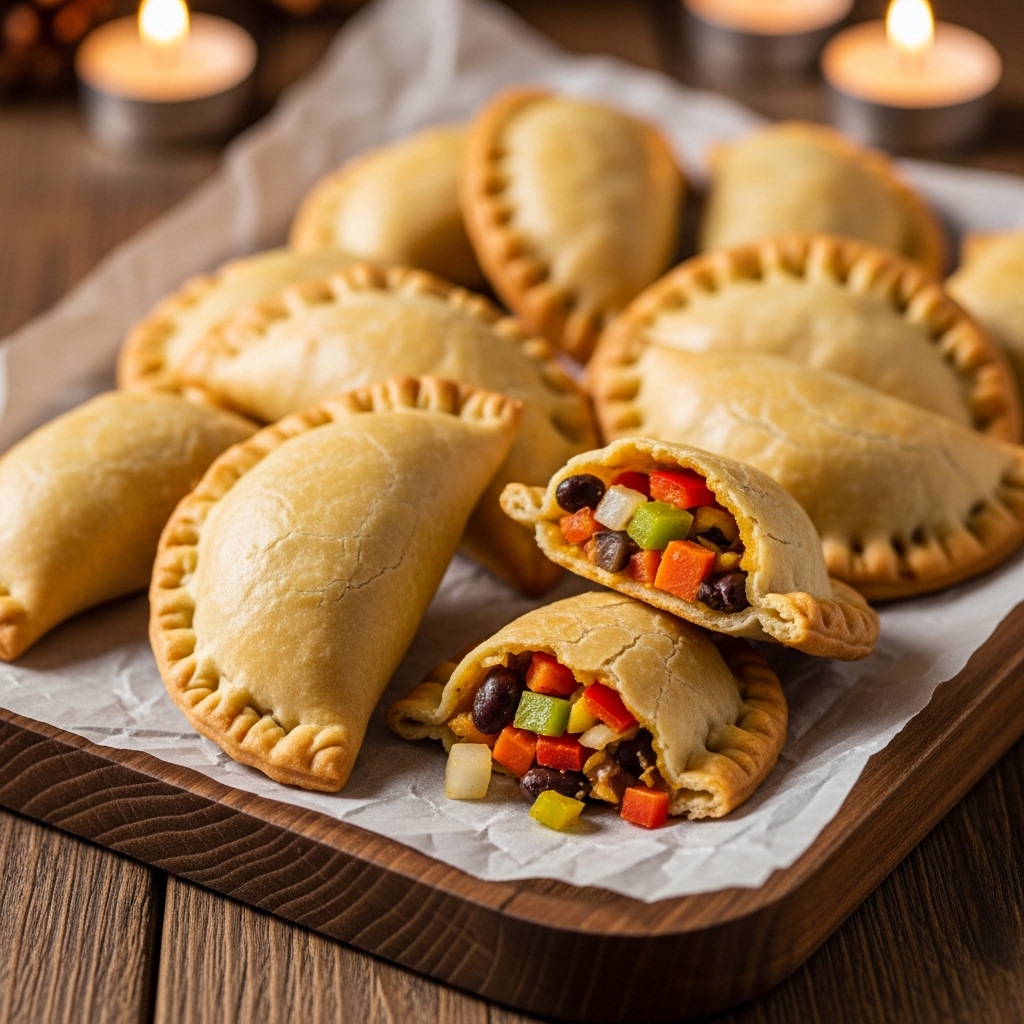 “Scrumptious Cuban Vegetarian Snack: Hearty Veggie-Stuffed Empanadas”