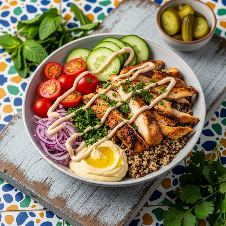 “Scrumptious Lebanese Chicken Shawarma Bowls With Spiced Quinoa – Paleo-Friendly & Easy”