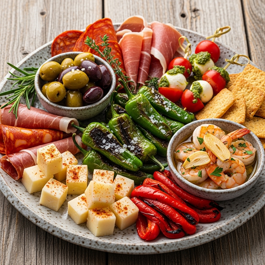 Scrumptious Spanish Keto Tapas Platter