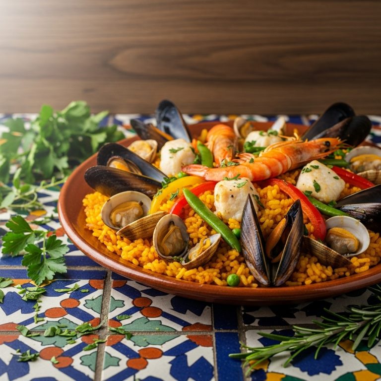 Scrumptious Spanish Seafood Paella Recipe for the Whole Family