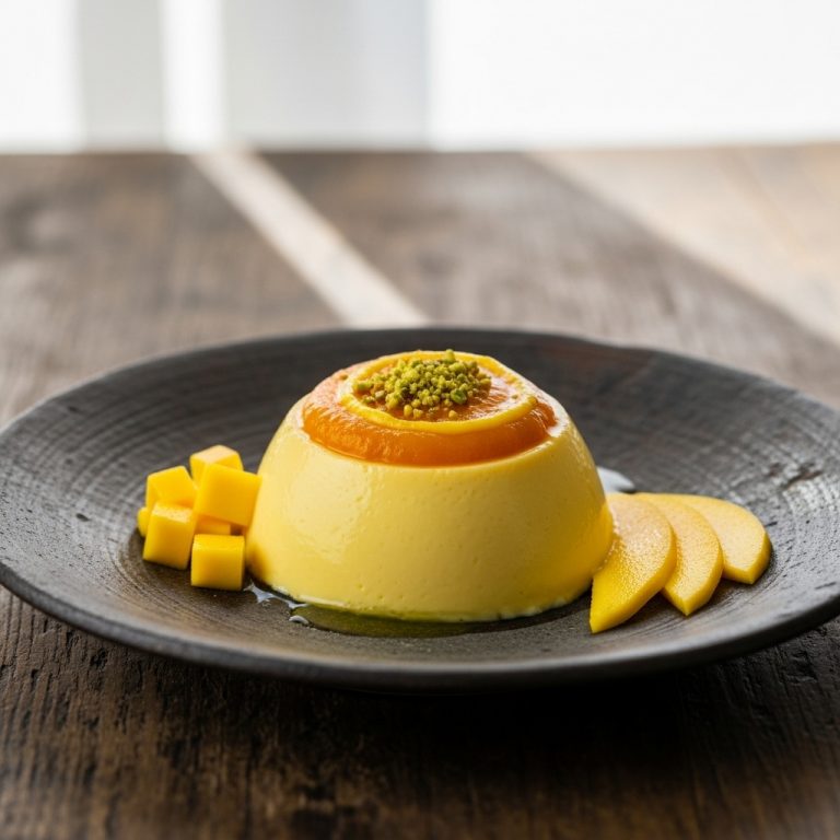 “Sensational Ethiopian Vegan Mango Custard – A Delightful Fusion of Taste and Texture”