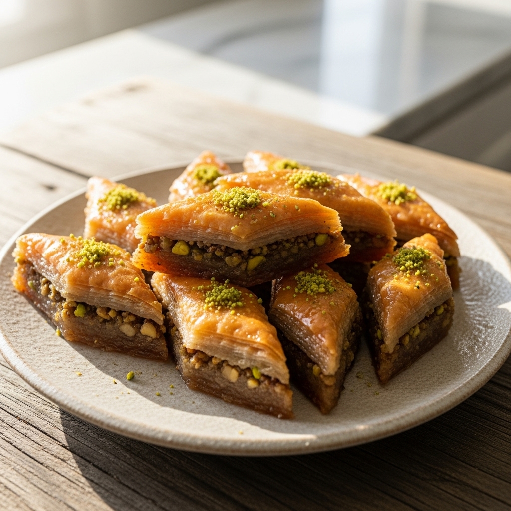 “Sensational Gluten-Free Lebanese Baklava Bites: A Rich, Decadent Dessert for the Discerning Palate”