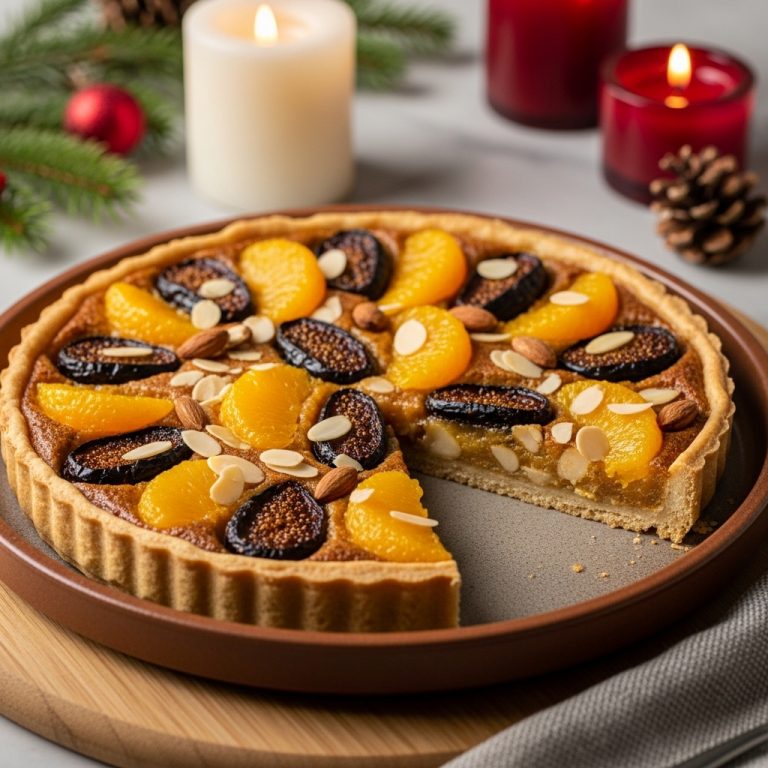 “Sensational Spanish Vegan Tarta de Santiago: A Delectable Fusion of Almonds, Figs & Orange”