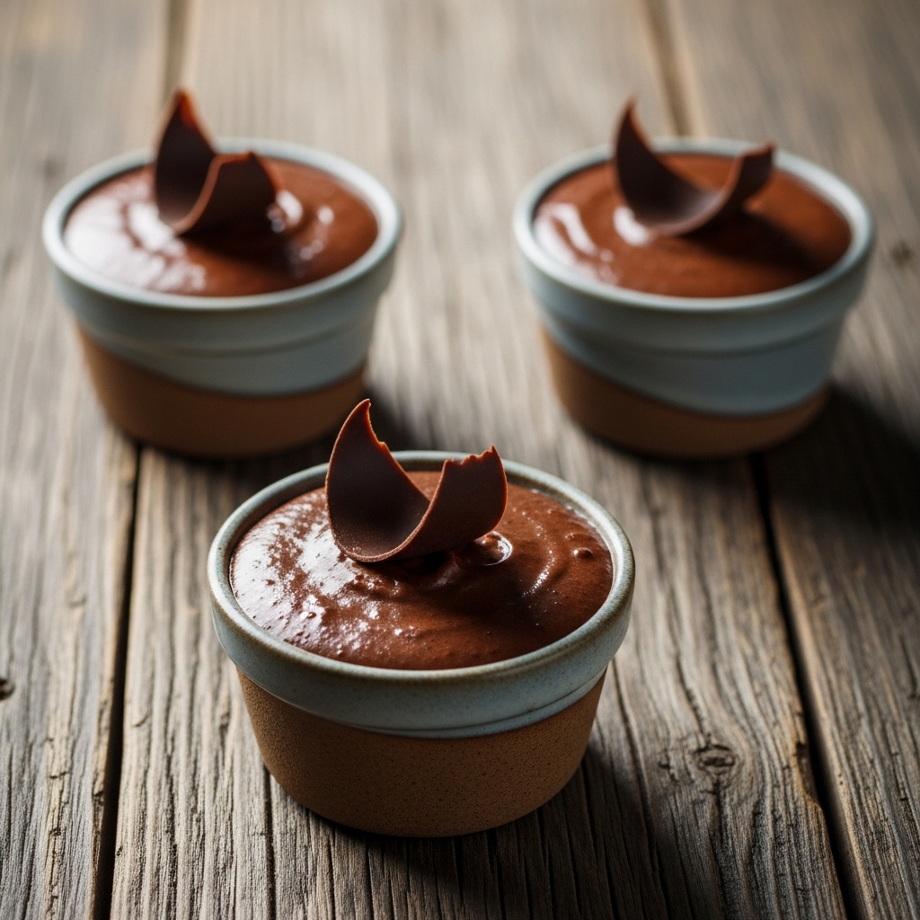 Silken Chocolate Mousse Cups