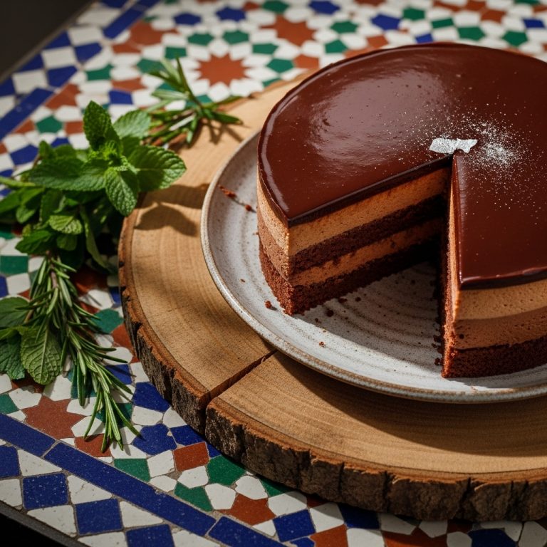 Silken Moonlit Chocolate Mousse Torte