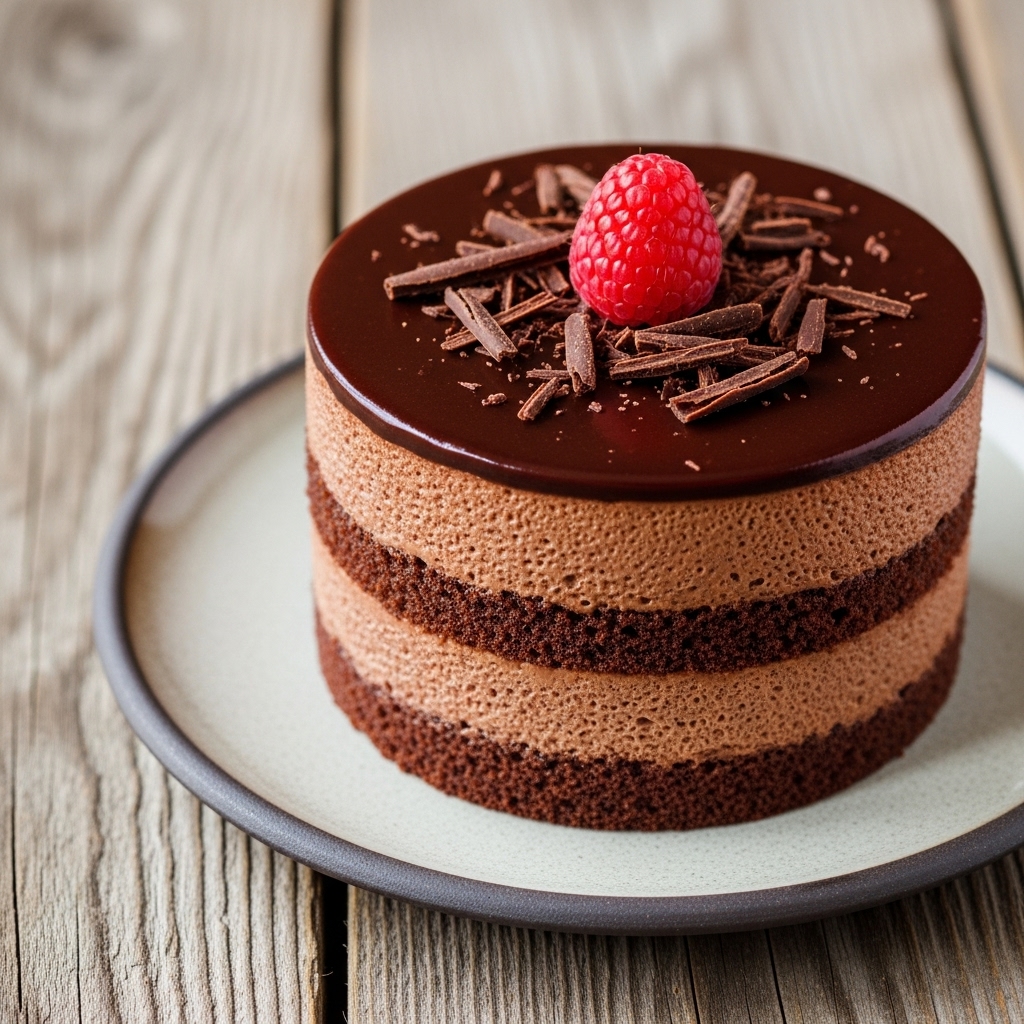 Sinfully Delicious Keto Chocolate Mousse Cake
