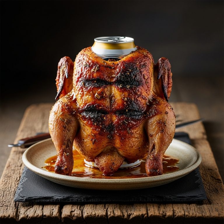 Sizzling BBQ Beer Can Chicken