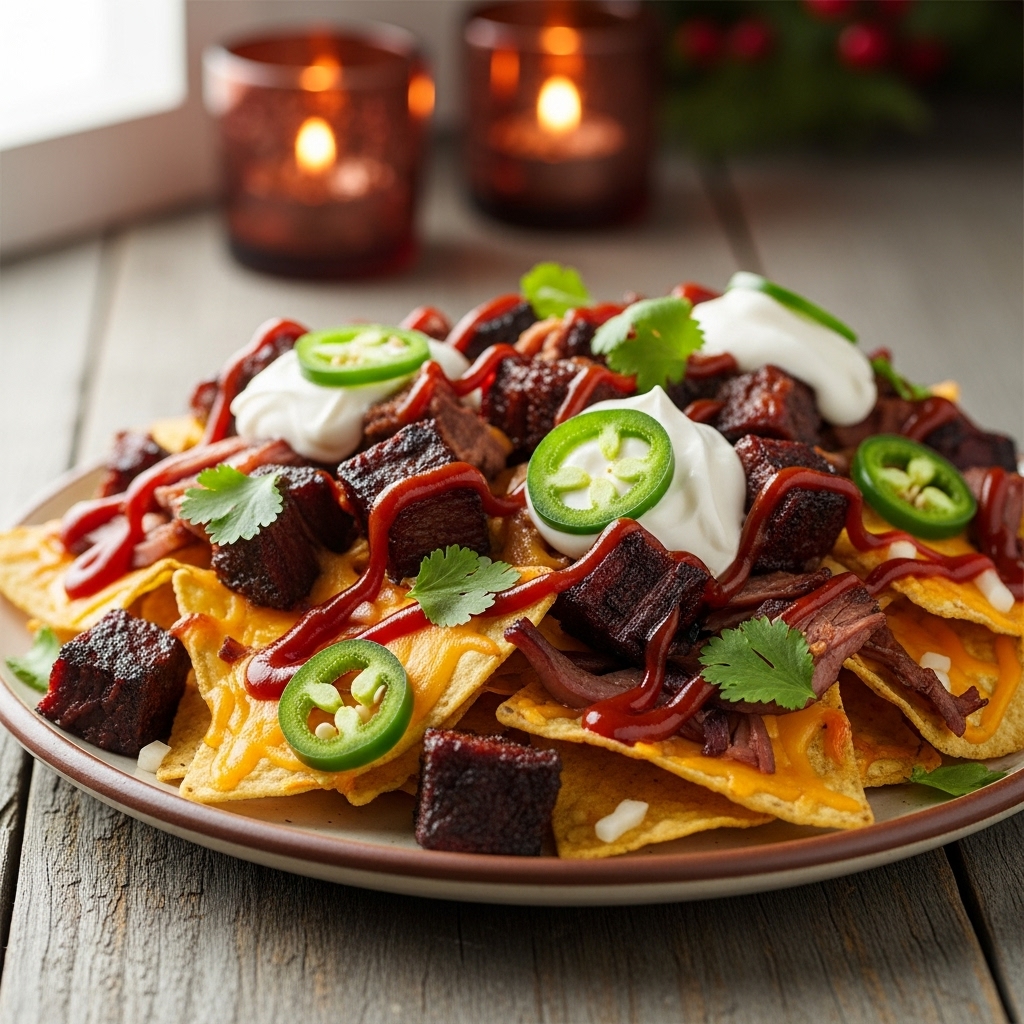 Sizzling BBQ Brisket Nachos – A Copycat Classic