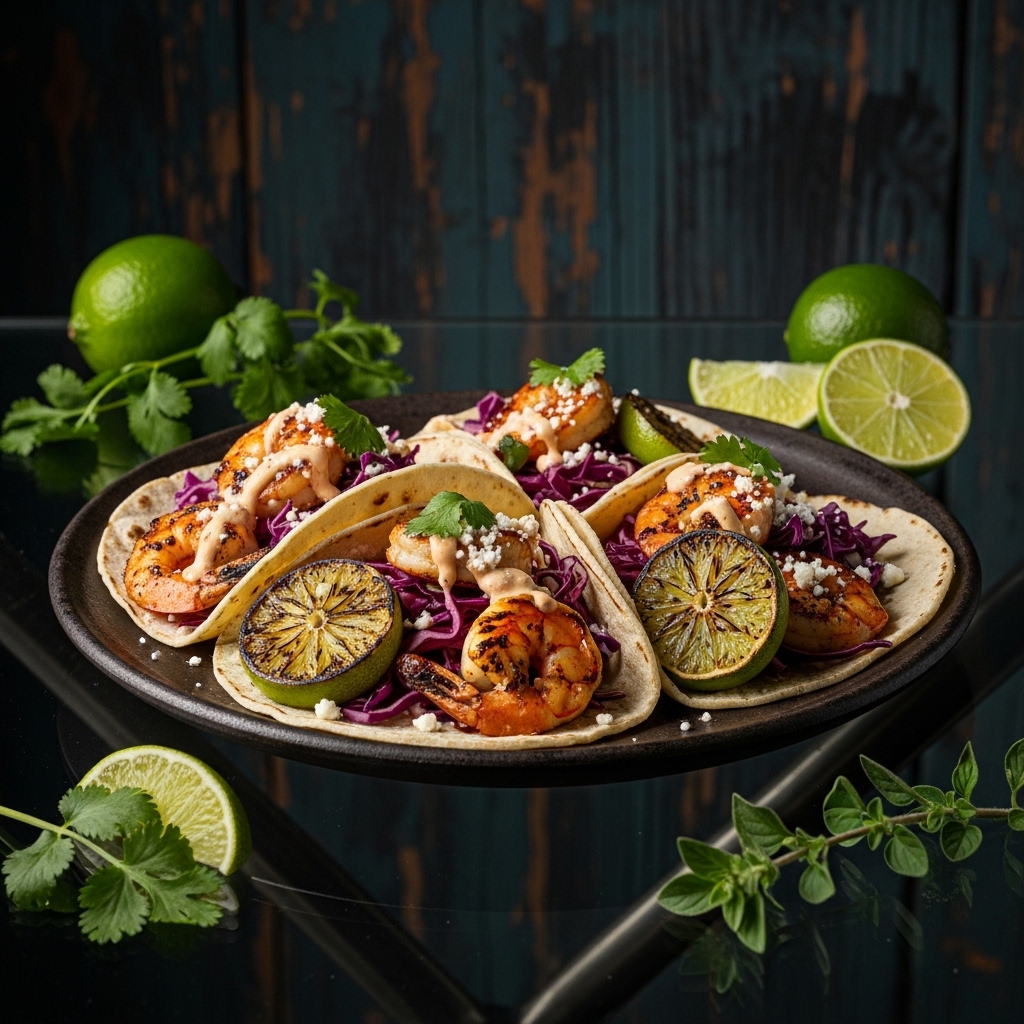 Sizzling Chipotle-Lime Shrimp Tacos