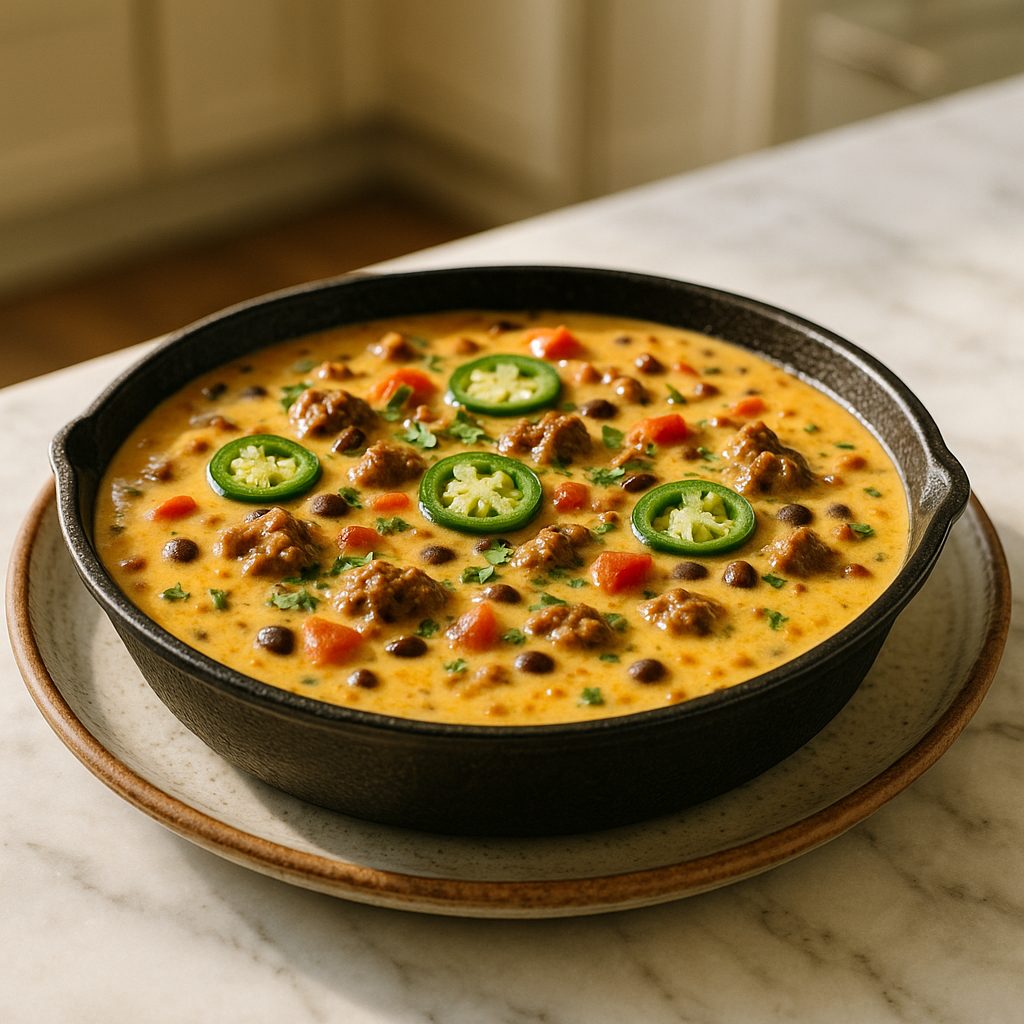 Sizzling Copycat Cowboy Queso