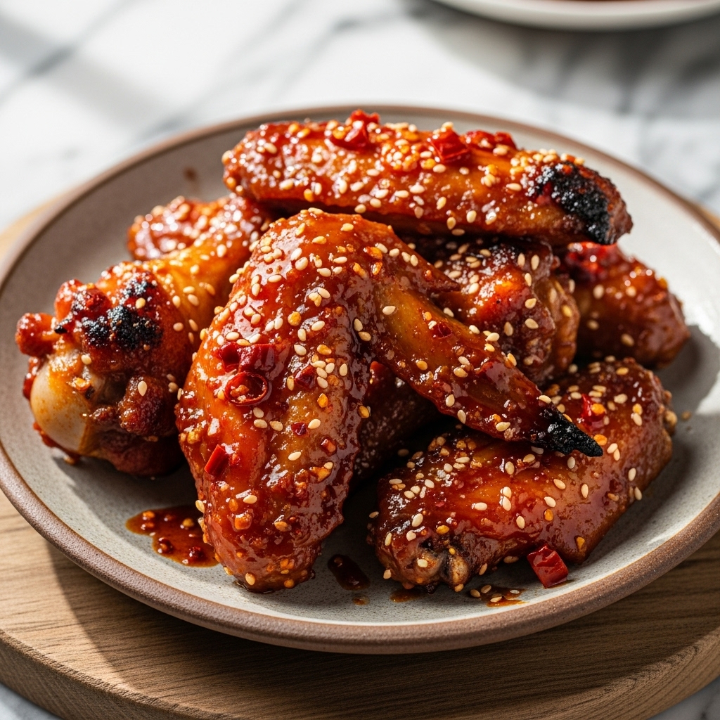 “Sizzling Firecracker Chicken Wings”