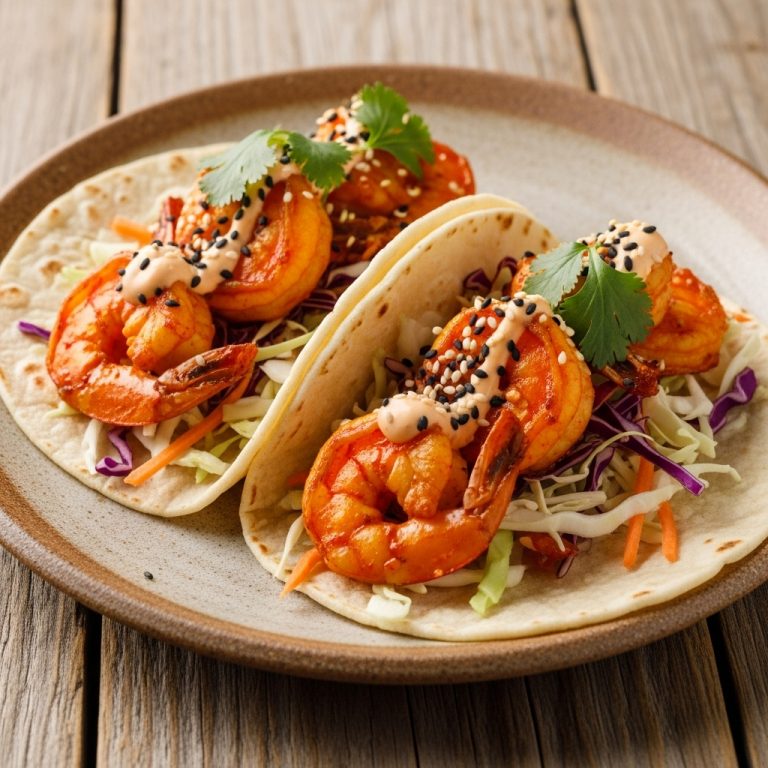 Sizzling Firecracker Shrimp Tacos