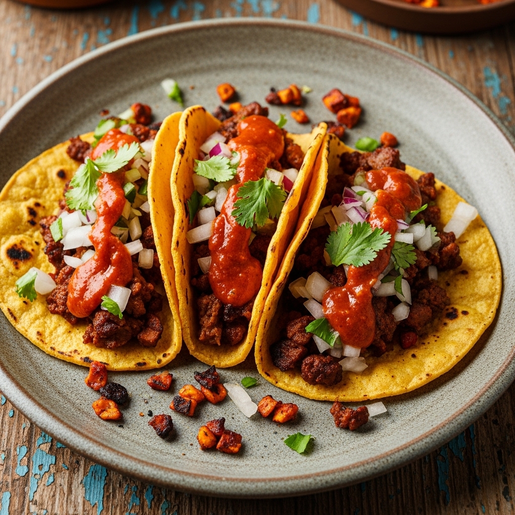 Sizzling Firecracker Street Tacos