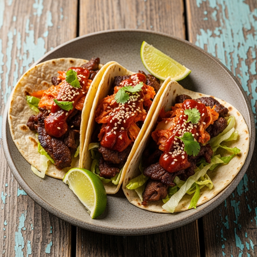 Sizzling Korean BBQ Taco Feast