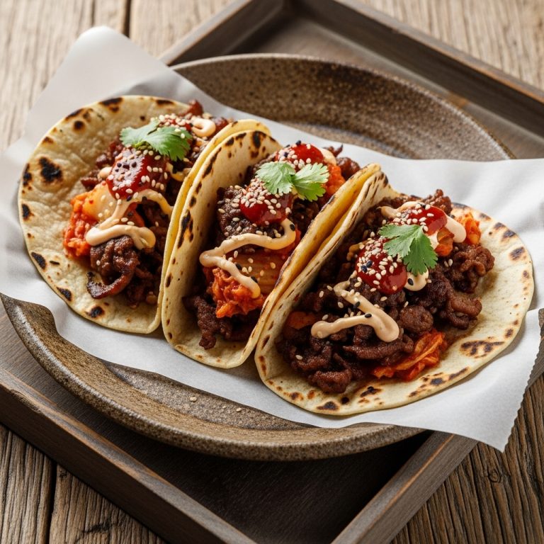 Sizzling Korean BBQ Tacos