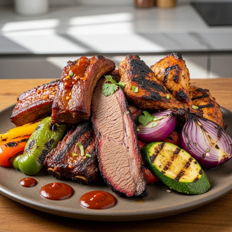 Sizzling Smoky BBQ Street-Food Feast