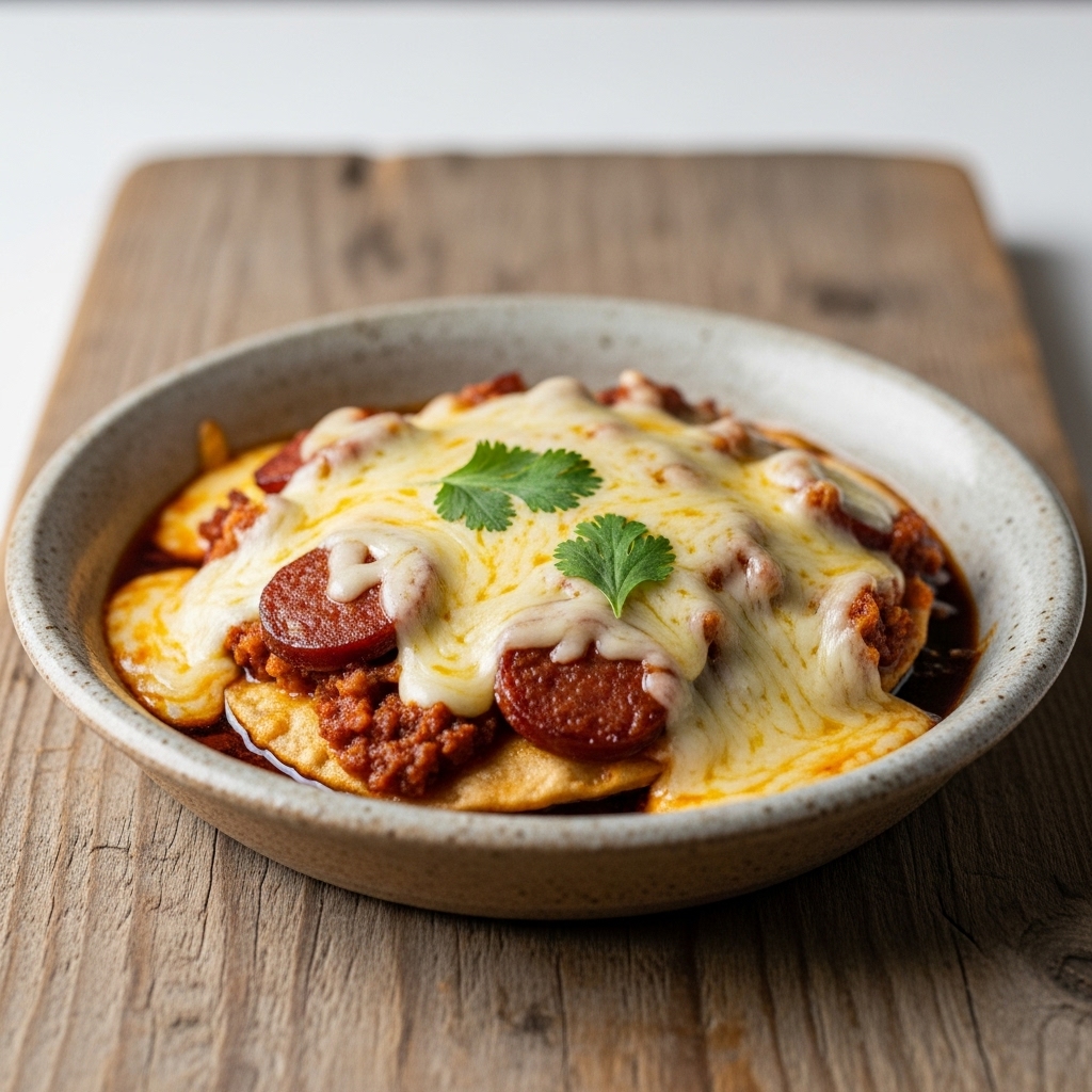 Sizzling Smoky Queso Fundido Street Fusion Snack