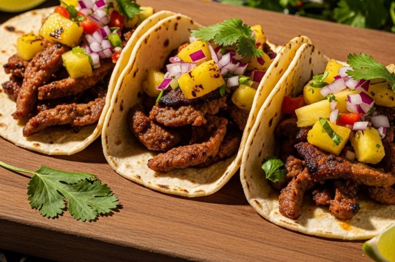 “Sizzling Smoky Street Tacos”