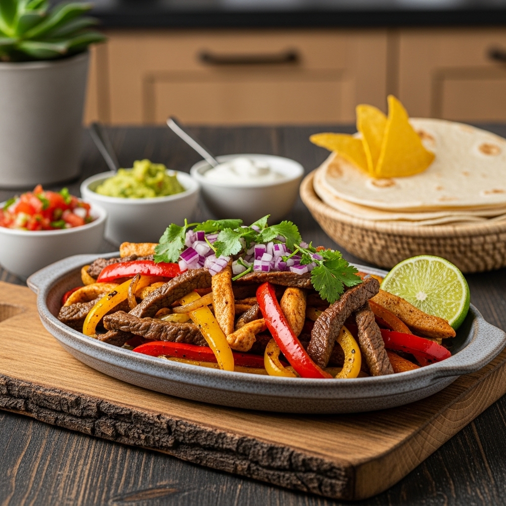Sizzling Southwestern Game Day Fajitas