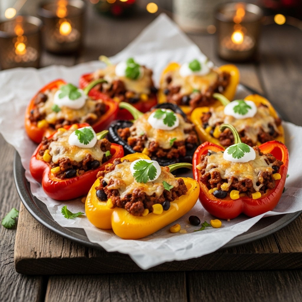 Sizzling Southwestern Stuffed Peppers: A Tailgate Game Day Snack