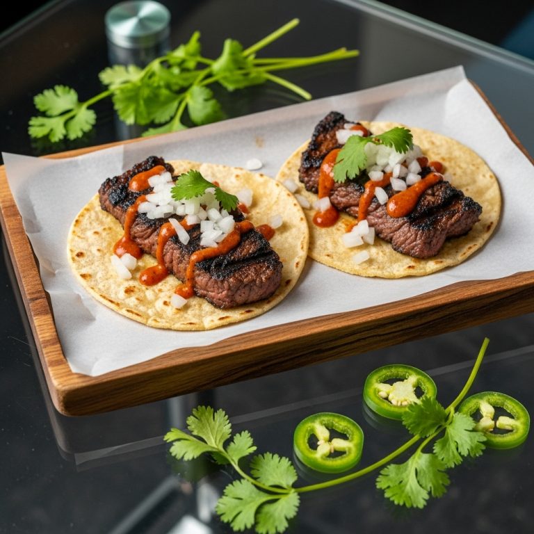 Sizzling St. Louis Ribeye Steak Street Tacos