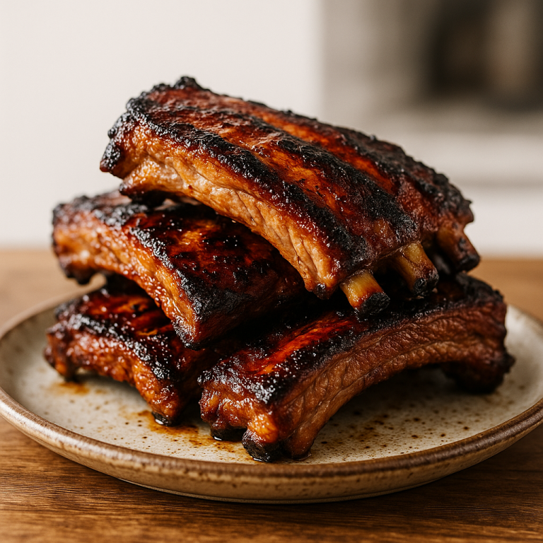 Sizzling Street-Food BBQ Baby Back Ribs