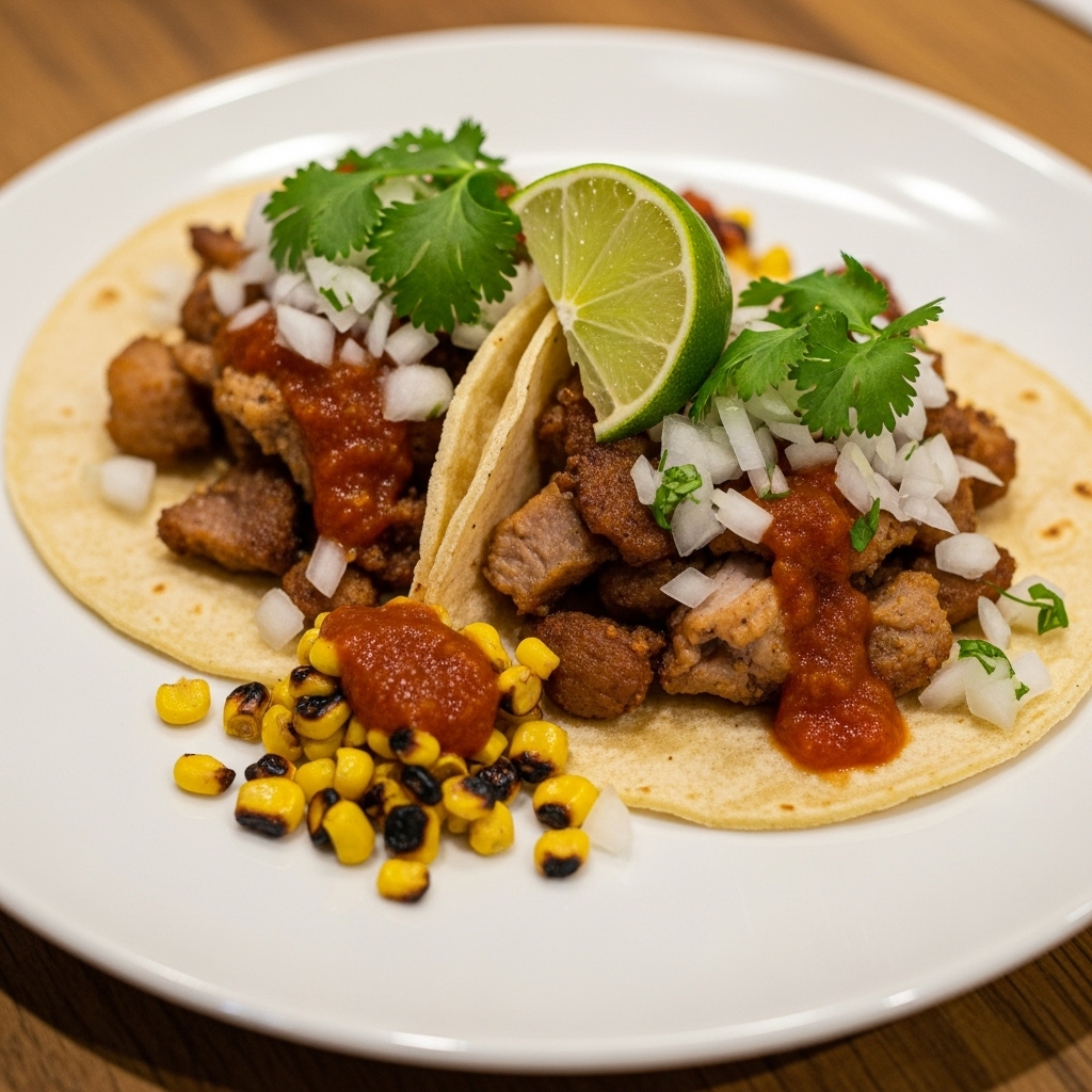 Sizzling Street-Food Copycat Carnitas Tacos
