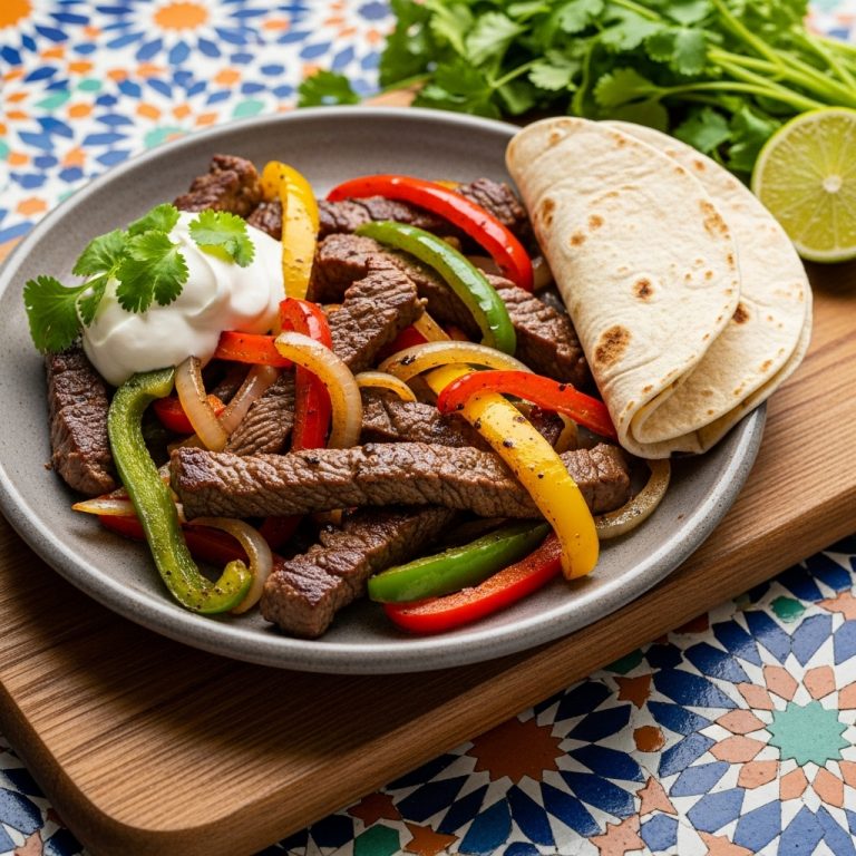 Sizzling Street-Food Steak Fajitas