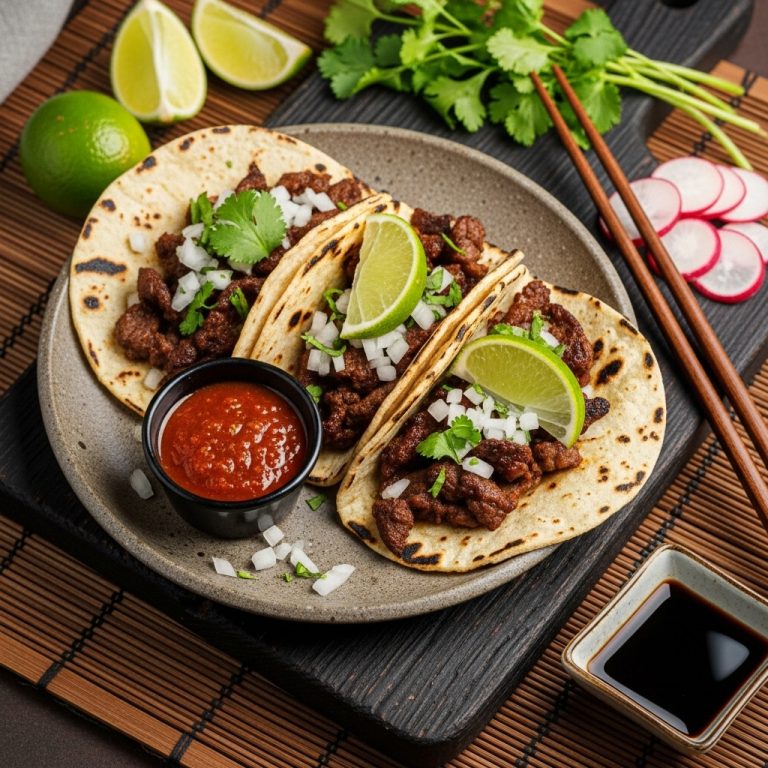 Sizzling Street Market Beef Tacos