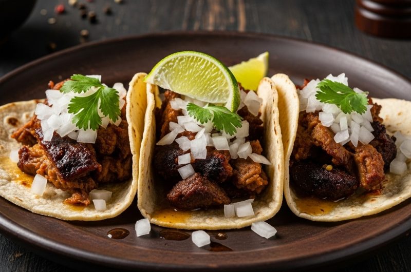 “Street Market Carnitas Tacos”
