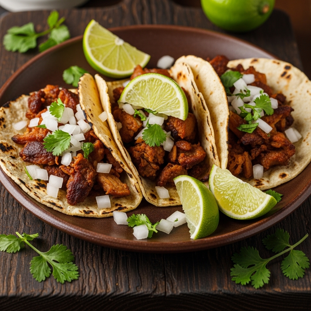 Sizzling Street-Style Carnitas Tacos